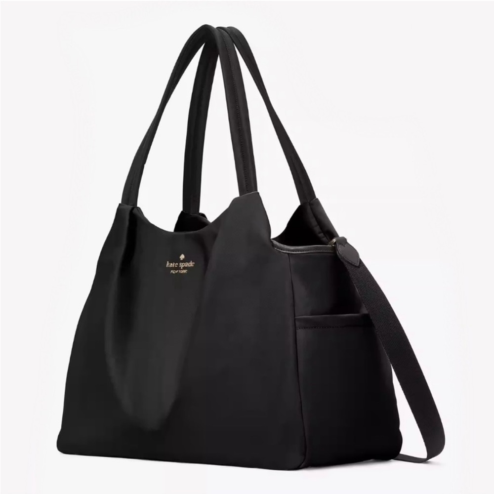♠️kate spade Chelsea Nylon Baby Bag, Black NWT - Picture 3 of 16